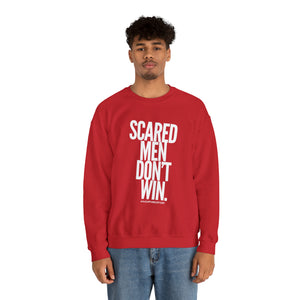 Scared Men Don’T Win Unisex Heavy Blend™ Crewneck Sweatshirt