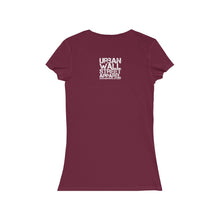 Load image into Gallery viewer, “MECCA CERTIFIED” Women's Jersey Short Sleeve V-Neck Tee
