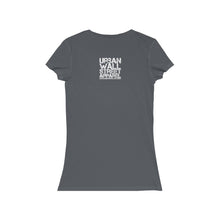 Load image into Gallery viewer, “MECCA CERTIFIED” Women's Jersey Short Sleeve V-Neck Tee