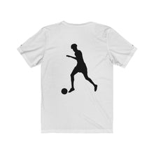Load image into Gallery viewer, Aiden Romeo Unisex Jersey Short Sleeve Tee (f/b/sleeve details)