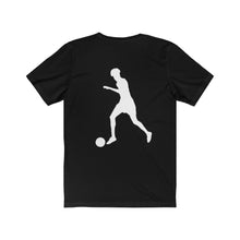 Load image into Gallery viewer, Aiden Romeo Unisex Jersey Short Sleeve Tee (f/b/sleeve details)