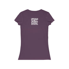 Load image into Gallery viewer, “MECCA CERTIFIED” Women's Jersey Short Sleeve V-Neck Tee