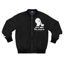 Load image into Gallery viewer, “Say Less. Do More” Men's AOP Bomber Jacket