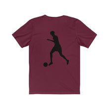 Load image into Gallery viewer, Aiden Romeo Unisex Jersey Short Sleeve Tee (f/b/sleeve details)