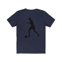 Load image into Gallery viewer, Aiden Romeo Unisex Jersey Short Sleeve Tee (f/b/sleeve details)