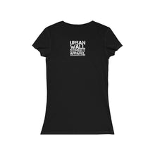 Load image into Gallery viewer, “MECCA CERTIFIED” Women's Jersey Short Sleeve V-Neck Tee