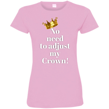 Load image into Gallery viewer, NO NEED TO ADJUST MY CROWN Ladies&#39; Fine Jersey T-Shirt