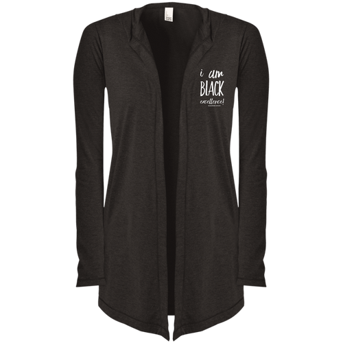 I Am Black Excellence Women's Hooded Cardigan