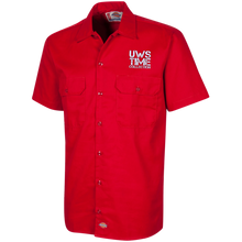 Load image into Gallery viewer, UWS TC LOGO Dickies Men&#39;s Short Sleeve Workshirt