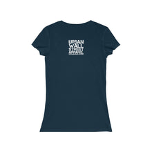 Load image into Gallery viewer, “MECCA CERTIFIED” Women's Jersey Short Sleeve V-Neck Tee
