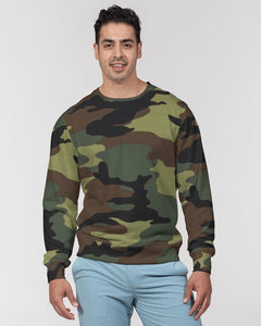 UWS CAMO  Men's Classic French Terry Crewneck Pullover