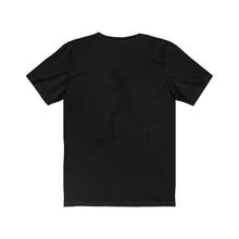 Load image into Gallery viewer, Aiden Romeo Unisex Jersey Short Sleeve Tee (f/b/sleeve details)