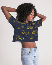 Load image into Gallery viewer, 1891 Women&#39;s Lounge Cropped Tee (NC A&amp;T)