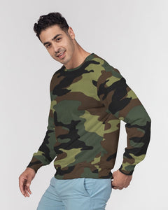 UWS CAMO  Men's Classic French Terry Crewneck Pullover