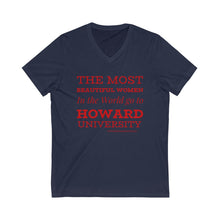 Load image into Gallery viewer, HOWARD WOMEN Jersey Short Sleeve V-Neck Tee (2022)