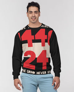 TIME Men's All-Over Print Classic French Terry Crewneck Pullover (1440/24)