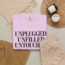 Load image into Gallery viewer, Unplugged Unfilled Untouched Natural Woman T-Shirt