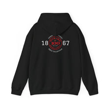 Load image into Gallery viewer, 1867 “100” Unisex Heavy Blend™ Hooded Sweatshirt (HOWARD)