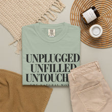 Load image into Gallery viewer, Unplugged Unfilled Untouched Natural Woman T-Shirt