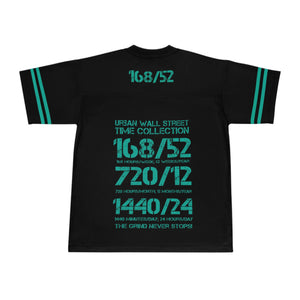 UWS TIME COLLECTION Unisex Football Jersey (Black/teal)