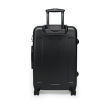 Load image into Gallery viewer, H • 1867 BISON HOUSE  Carry-On Suitcase – Navy Collegiate Travel Luggage with Crest