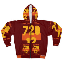 Load image into Gallery viewer, TIME • 720/12 Unisex AOP Zip Hoodie (TIME LE)