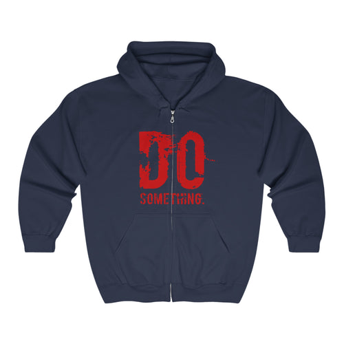 “DO SOMETHING” Unisex Heavy Blend™ Full Zip Hooded Sweatshirt  (Various)