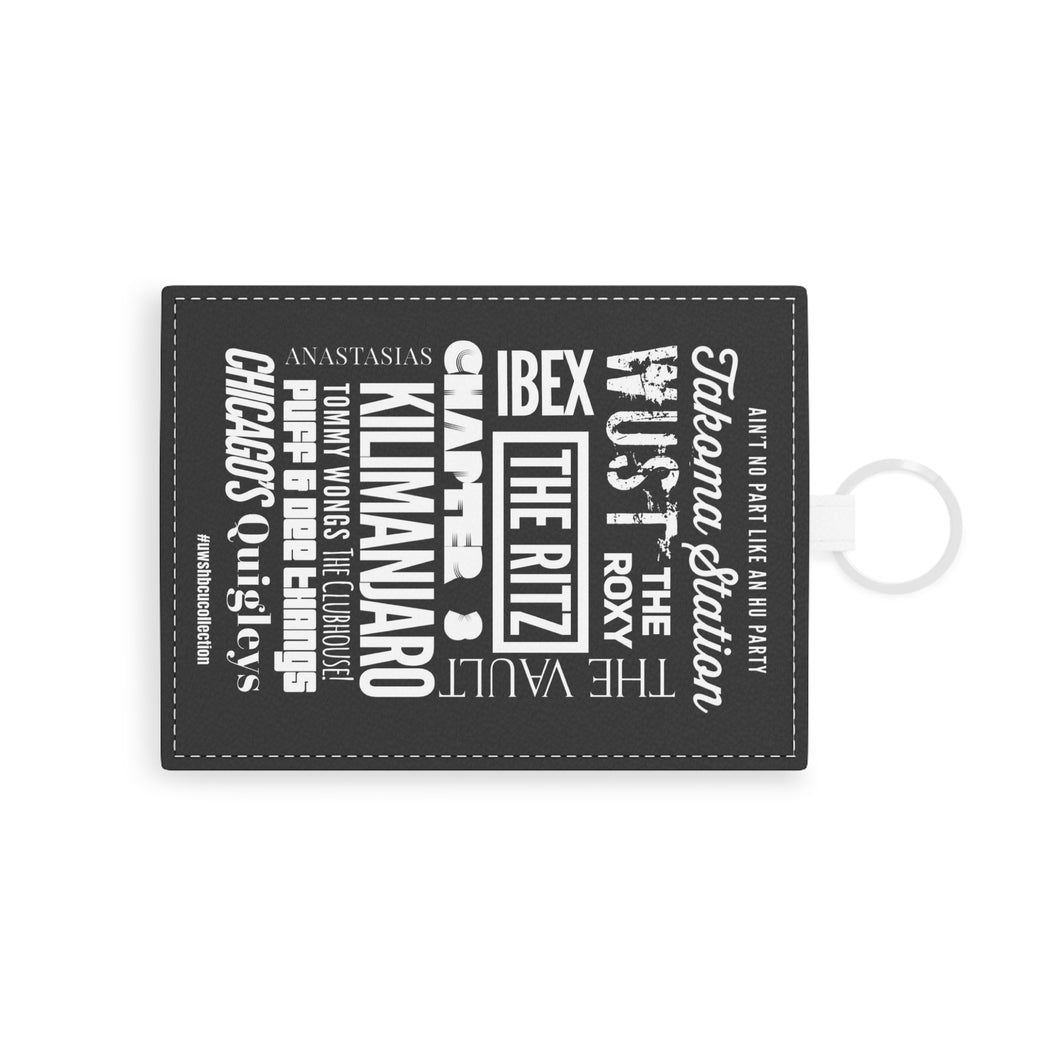 ANPLAHUP Saffiano Leather Card Holder - Elegant Business Card Organizer with Classy Design