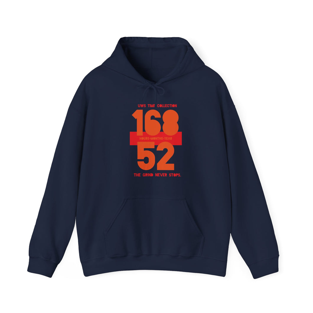 168/52 Unisex Heavy Blend™ Hooded Sweatshirt (TIME LE) {various colors}