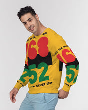 Load image into Gallery viewer, TIME  Men&#39;s All-Over Print Classic French Terry Crewneck Pullover