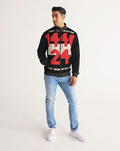 Load image into Gallery viewer, TIME Men&#39;s All-Over Print Stripe Sleeve Track Jacket (1440/24)