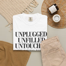 Load image into Gallery viewer, Unplugged Unfilled Untouched Natural Woman T-Shirt