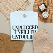 Load image into Gallery viewer, Unplugged Unfilled Untouched Natural Woman T-Shirt
