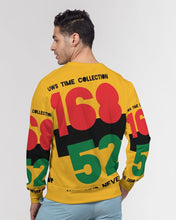 Load image into Gallery viewer, TIME  Men&#39;s All-Over Print Classic French Terry Crewneck Pullover