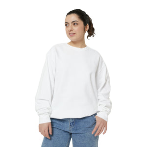 SCARED MEN DON’T WIN Unisex Garment-Dyed Sweatshirt