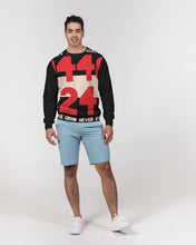 Load image into Gallery viewer, TIME Men&#39;s All-Over Print Classic French Terry Crewneck Pullover (1440/24)