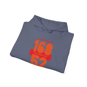 168/52 Unisex Heavy Blend™ Hooded Sweatshirt (TIME LE) {various colors}