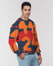 Load image into Gallery viewer, TIME Men&#39;s All-Over Print Classic French Terry Crewneck Pullover