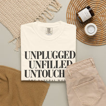 Load image into Gallery viewer, Unplugged Unfilled Untouched Natural Woman T-Shirt