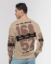 Load image into Gallery viewer, TIME  Men&#39;s All-Over Print Classic French Terry Crewneck Pullover (TIME LE)