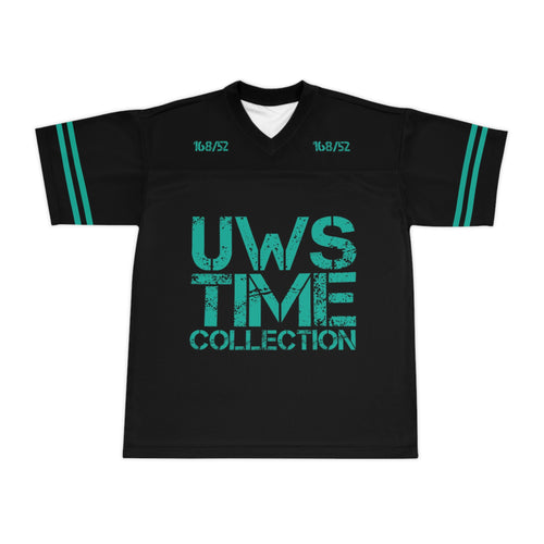 UWS TIME COLLECTION Unisex Football Jersey (Black/teal)