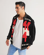 Load image into Gallery viewer, TIME Men&#39;s All-Over Print Stripe Sleeve Track Jacket (1440/24)