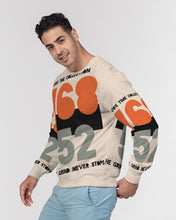 Load image into Gallery viewer, TIME Men&#39;s All-Over Print Classic French Terry Crewneck Pullover