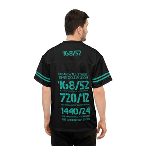 UWS TIME COLLECTION Unisex Football Jersey (Black/teal)