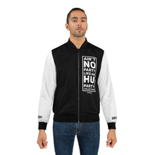 Load image into Gallery viewer, Ain’t No Party Like An HU Party Men&#39;s Bomber Jacket