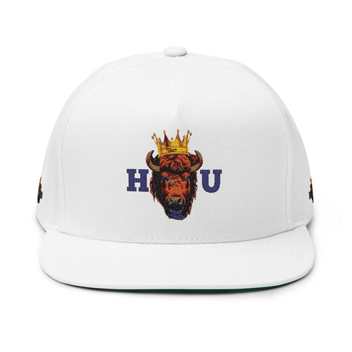 H • 1867 BISON Regal Bison Flat Bill Cap
