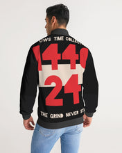 Load image into Gallery viewer, TIME Men&#39;s All-Over Print Stripe Sleeve Track Jacket (1440/24)