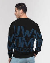 Load image into Gallery viewer, TIME Men&#39;s All-Over Print Classic French Terry Crewneck Pullover (Limited Edition)