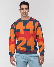 Load image into Gallery viewer, TIME Men&#39;s All-Over Print Classic French Terry Crewneck Pullover