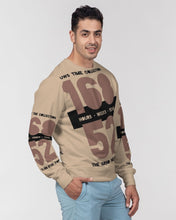 Load image into Gallery viewer, TIME  Men&#39;s All-Over Print Classic French Terry Crewneck Pullover (TIME LE)